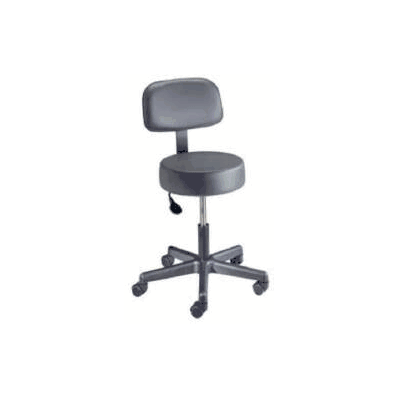 Exam Stool Entrust Performance Backrest Pneu