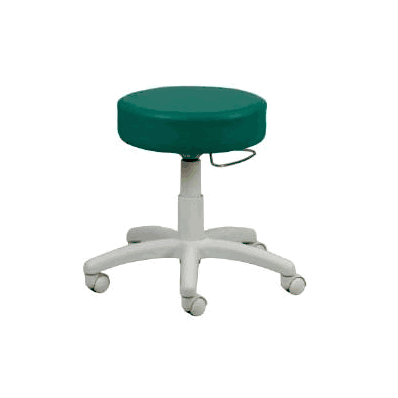 Exam Stool Mid Series Backless 5 Casters Wedg