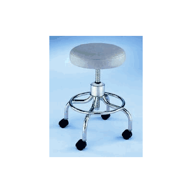 Exam Stool Swivel Adjustment 4 Caster, 2 Inch