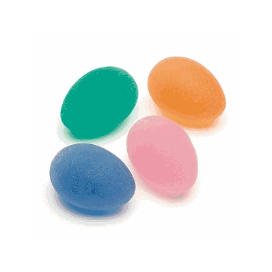Exerciser, Hand, Soft Egg Shaped, Purple