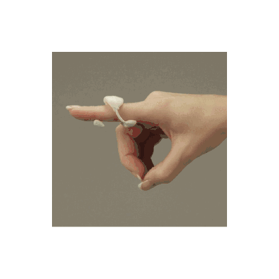 Extension Finger Spring, medium, 1.75", padded