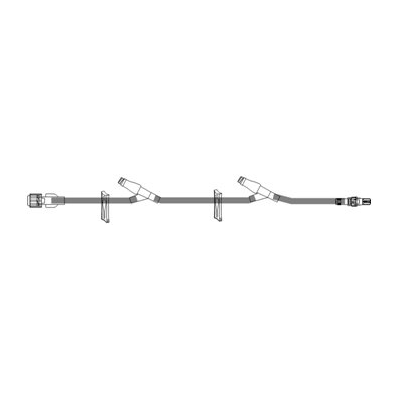 Extension Set, 21" Tubing, 2 Bravo24 Needleless Ports