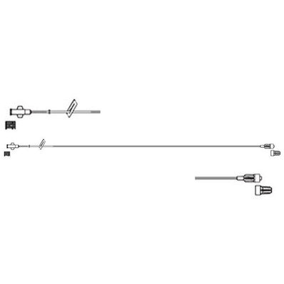 Extension set, 61" tubing, minibore, 1 mL priming