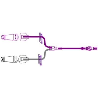 Extension Set, 7" DEHP-Free Tubing, 0.50 mL Priming