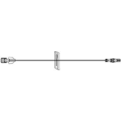  Extension Set, 72" Slide Clamp Tubing, Small Bore, without Port