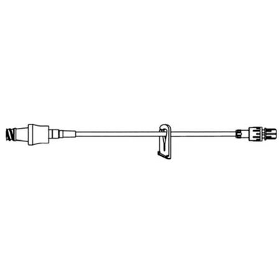 Extension Set, Clamp, 12" Tubing, Mini Bore Clave