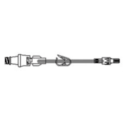 Extension Set, Removable Clamp, 10" Tubing