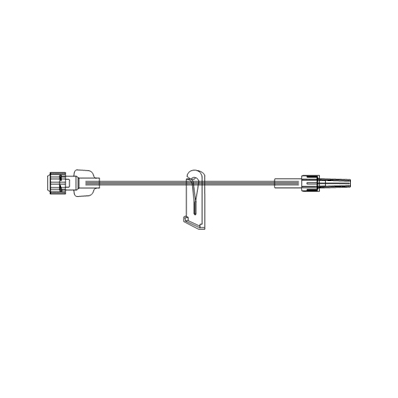 Extension Set, Removable Slide Clamp, 30" Small Bore, 0.90 mL