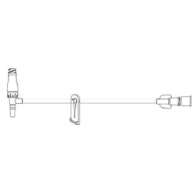 Extension Set, Removable Slide Clamp, 5" Tubing Minibore