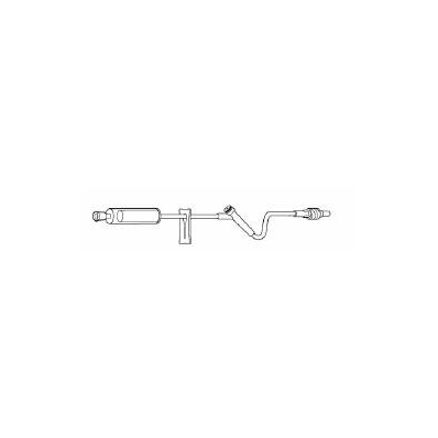 Extension Set, Slide Clamp, 2C6671, 16", 5.0 mL, Each