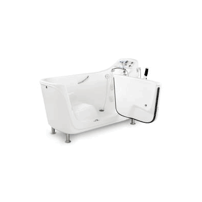 Extra Long Side Entry Tub Therapure White - T