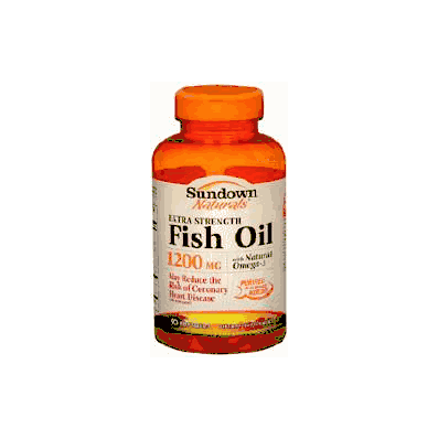 Extra Strength Fish Oil Sundown Naturals 120