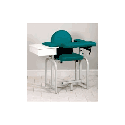 Extra Tall Blood Drawing Chair With Drawer La