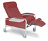 Extra Wide 3-position Dialysis Recliners With Side Table - Recliner, X-wide, 25", Clinical, Burgundy - Winco Inc