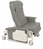 Extra Wide 3-position Dialysis Recliners With Side Table - Recliner, X-wide, Clinical, Drop Arm, Grey - Winco Inc