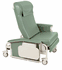 Extra Wide 3-position Dialysis Recliners With Side Table - Recliner, Xw, Clin, Drop Arm, MosS Grn, Tb133 - Winco Inc