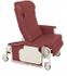 Extra Wide 3-position Dialysis Recliners With Side Table - Recliner, Xw, Clinical, Drp Arm, Burgundy - Winco Inc