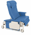 Extra Wide 3-position Dialysis Recliners With Side Table - Recliner, Xwide, Clinical, Drp Arm, Rl Blue - Winco Inc