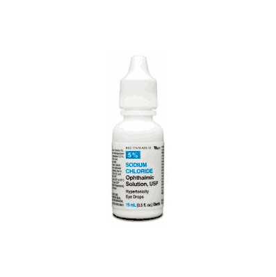Eye Lubricant, 15 mL Optic Drop Bottle, 5% Strength