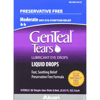Eye Lubricant GenTeal Tears 36/box Lubricant Eye Drops