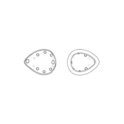 Eye Shield Cover Eye Garter 2-7/8 Inch - Cove