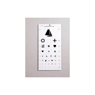Eye Test Chart Medi-pak 20 Feet Kindergarten