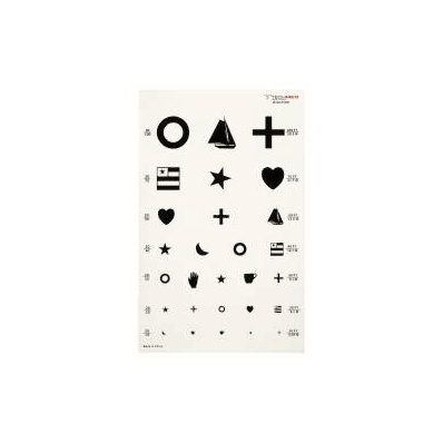 Eye Test Chart Medi-pak 20 Feet Kindergarten