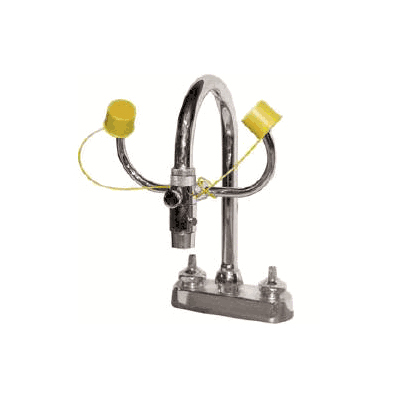 Eye Wash Station Faucet Mount Continuous Flow