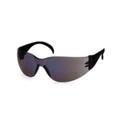 Eyewear, Black, W/Blue Mirror Lens - Medline