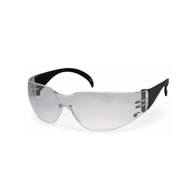 Eyewear, Clear Lens, W/Rubberized Temples - M