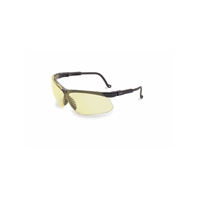 Eyewear, Genesis, Black Frm, Amber Tint - Med
