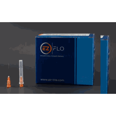EZ FLO Hypodermic Needle, 25g x 1", Standard Bevel, Thin Wall