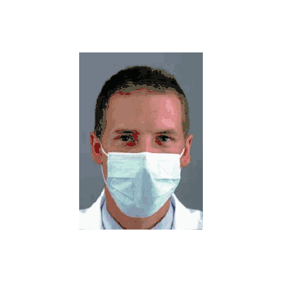 Face Mask Com-fit Super Sensitive Pleated Ea