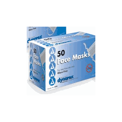 Face Mask Surg w/Ties - 6/50/Cs - Dynarex
