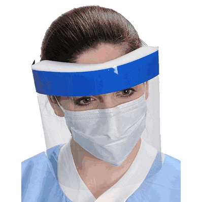 Face Shield, Disposable, 24 pc/bx, 4 bxs/cs