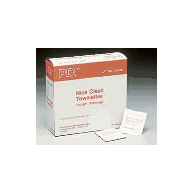 Face Wipe Nice 'N Clean 5 X 7 3/4 Inch Indiv