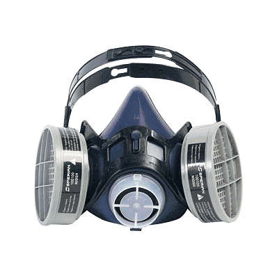Facepiece, W/Elast Headband, Prem, Sm S - Med