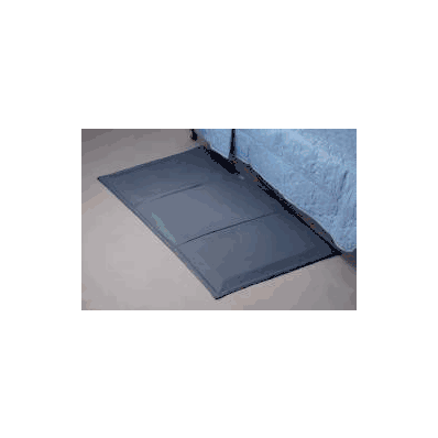 Fall Protection Mat, 70" X 38" X 1" Beveled Tri-Fold