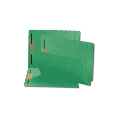 Fastener Folder Letter Size Green - Folder, F