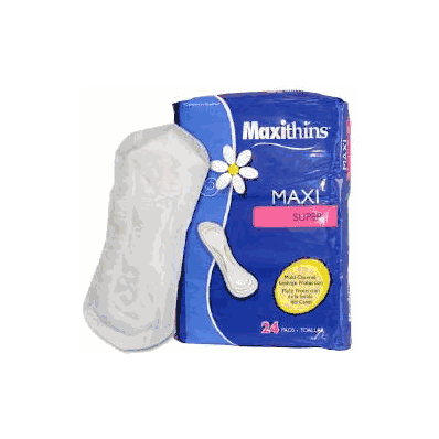 Feminine Sanitary Napkin Maxithins Maxi - Pa