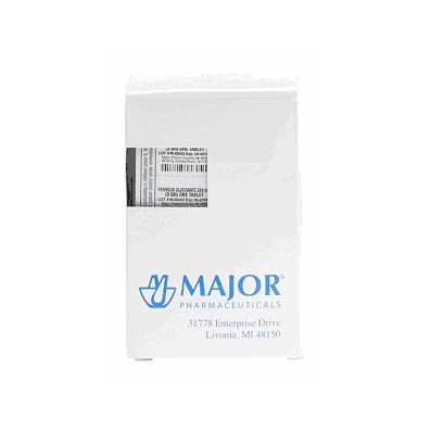 Ferrous Gluconate 324mg Tab 100/Bt - Medline