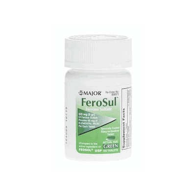 Ferrous Sulfate 325mg Tab 100/Bt - Medline