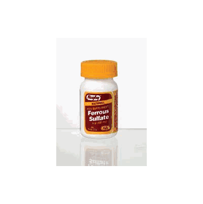 Ferrous Sulfate Rugby 325 Mg Tablet 100 Per