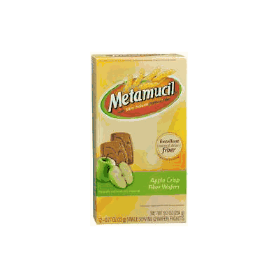 Fiber Supplement Metamucil Wafer 24 Per Box