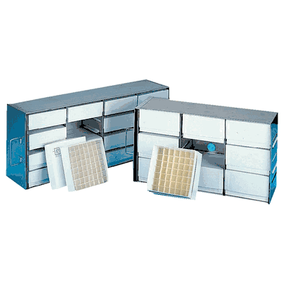 Fiberboard 3" with dividers(81-cell) (5x5x3. 12.7x12.7x8 cm) EACH