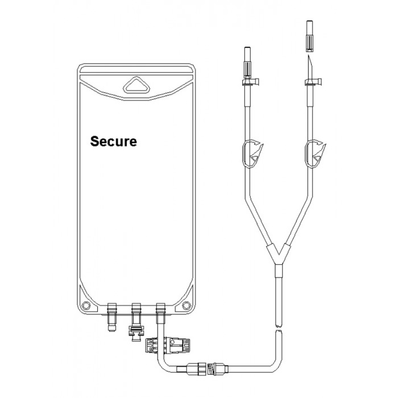 Fill Set, 2 Leg Gravity Fill Set, 50/Cs - M