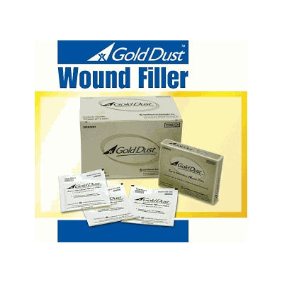 Filler, Wound, Golddust, Spr Abs, 3gm Pkt - M