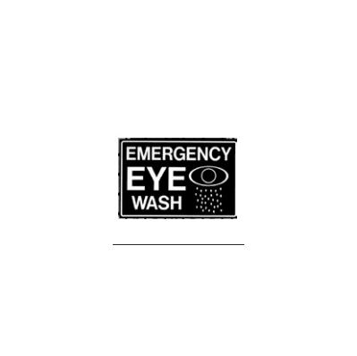 Fine Signs EMERGENCY EYE WASH 24" Width X 12"