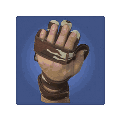 Finger, Separate Left, Adult, Purple