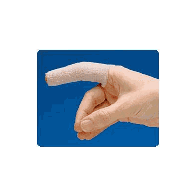 Finger Sleeve Rolyan Elastic White Small / M